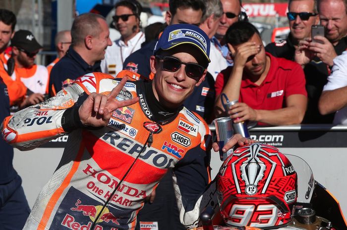 Marc Marquez mengantongi pole position ke-8 sepanjang musim MotoGP 2017