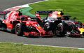 Max Verstappen Dapat Penalti Akibat Tutup Jalur Kimi Raikkonen di F1 Jepang