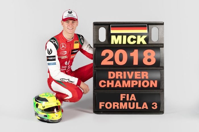 Mick Schumacher. Setelah Juara F3 2018, tahun depan berkompetisi di F2