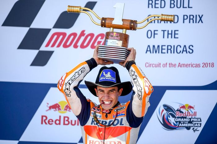 Marc Marquez kembali memenangkan balapan di Circuit of The Americas