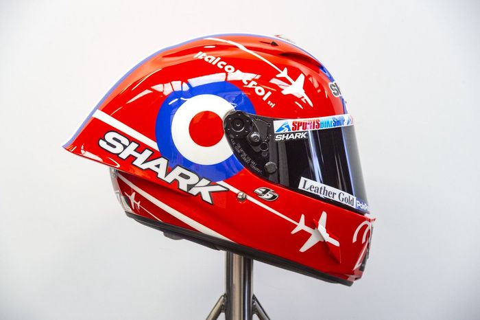 Livery helm Sam Lowes, 100 tahun RAF