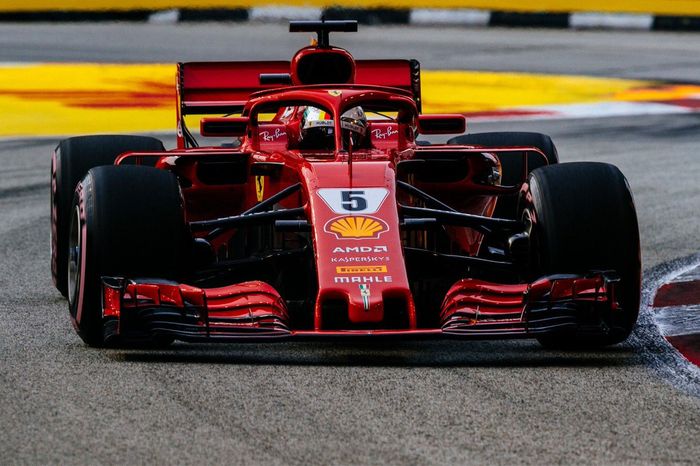 Kalah cepat di F1 Singapura, Sebastian Vettel bilang enggak perlu takut dengan apa yang akan terjadi