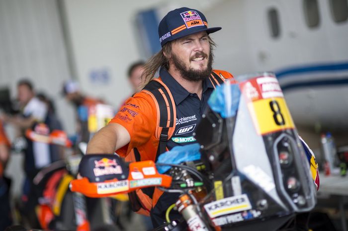 Toby Price mendapatkan juara 3 di Reli Dakar 2018