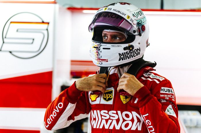Sebastian Vettel salahkan Max Verstappen