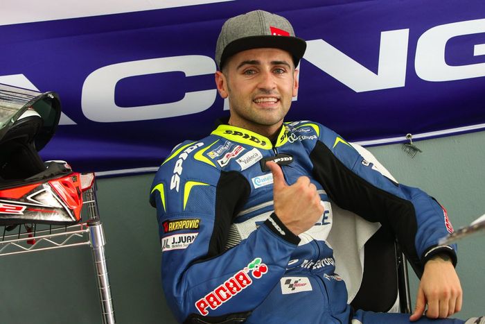 Balapan di MotoGP Valencia jadi perpisahan emosional bagi Hector Barbera di hadapan fansnya
