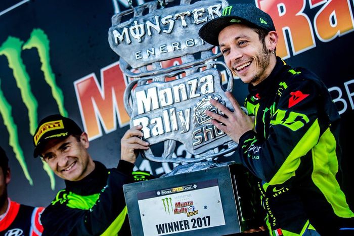 Valentino Rossi juara Monza Rally Show 2017, gelar yang keenam kalinya di event tahunan ini
