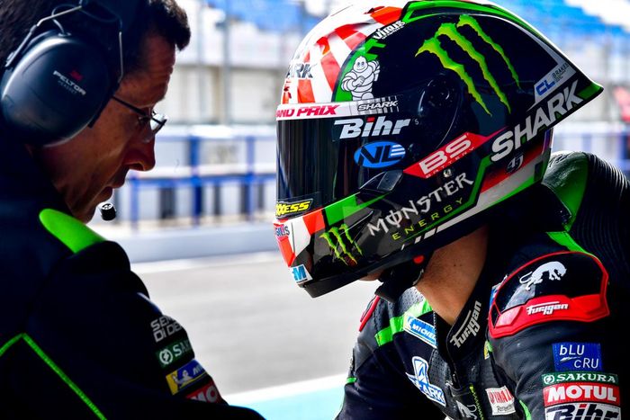 Johann Zarco puncaki sesi tes resmi di sirkuit Jerez, Spanyol