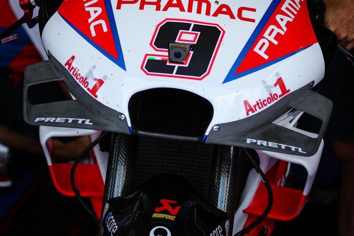 Aero fairing baru yang dipakai Danilo Petrucci di FP2 MotoGP Ceko 2018