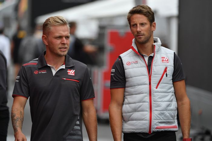 Kevin Magnussen dan Romain Grosjean tetap dipercaya memperkuat tim Haas untuk musim F1 2019