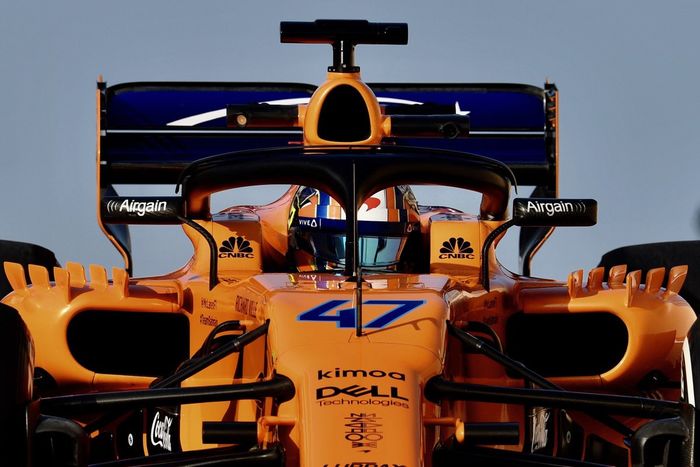 Runner-up F2 2018 Lando Norris menjalani 138 lap pada tes hari pertama di Yas Marina, Abu Dhabi