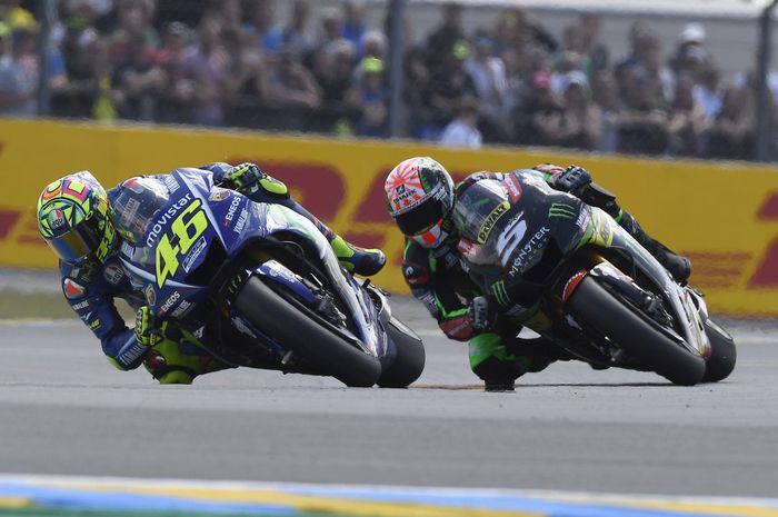 Valentino Rossi dan Johann Zarco