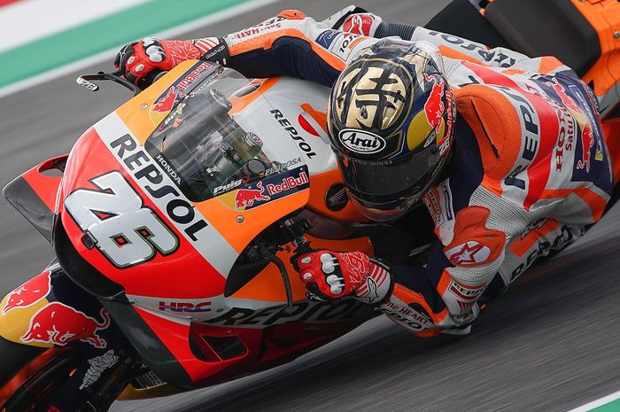 Dani Pedrosa saat tampil di GP Italia 2018, tahun ini jadi yang terakhir ia berkiprah di MotoGP