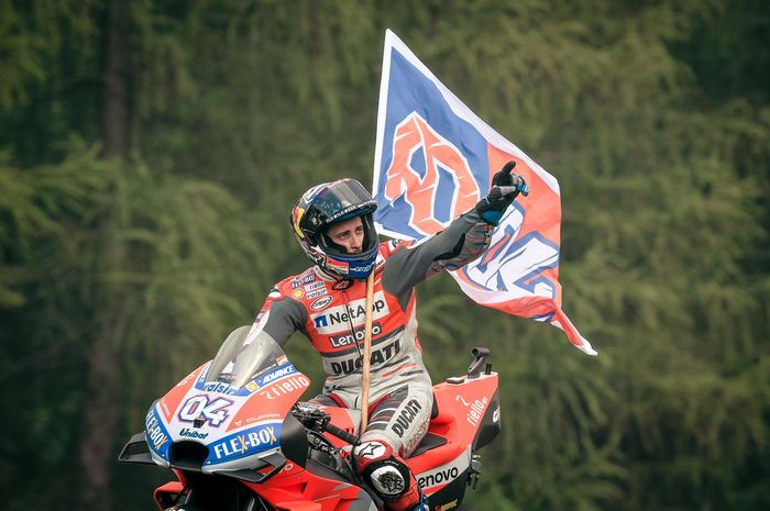 Andrea Dovizioso menjadi pemenang di MotoGP Ceko