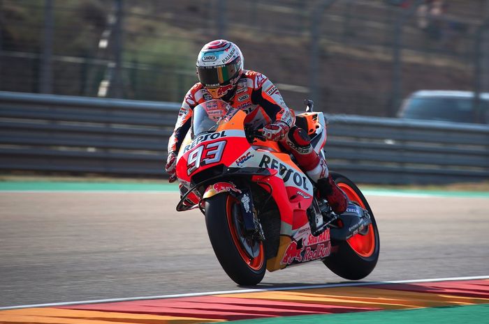 Marc Marquez tampil tercepat di sesi FP2 MotoGP Aragon