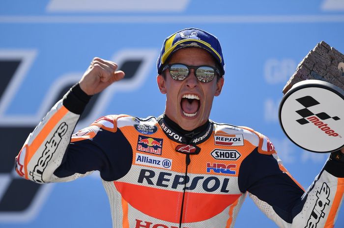 Menang di MotoGP Aragon, Marc Marquez menatap gelar juara dunia MotoGP kelimanya