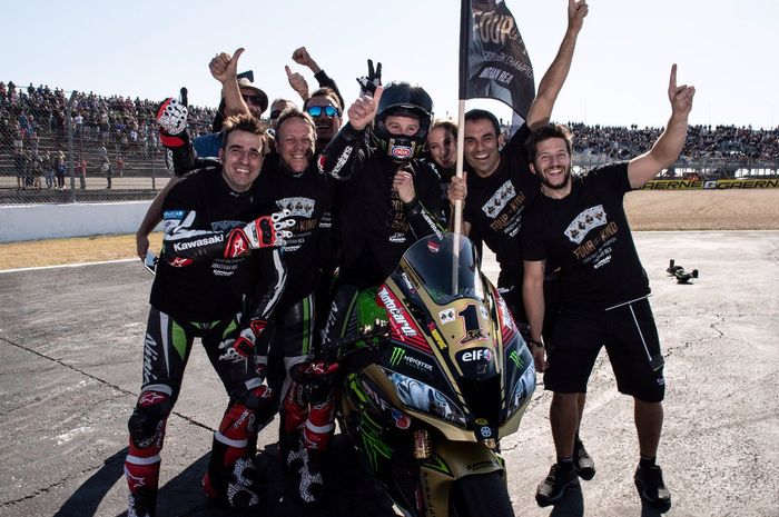 Jonathan Rea berhasil raih juara dunia Superbike ke-4 bersama Kawasaki