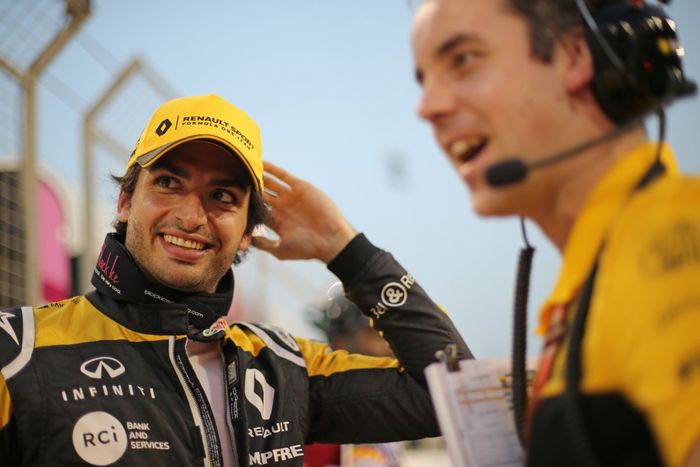 Pembalap tim Renault, Carlos Sainz 