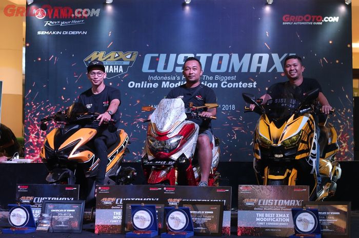 Para pemenang Customaxi Yamaha 2017