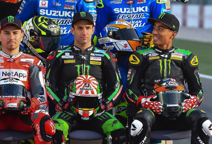 Hafizh Syahrin (kanan) berusaha menyodok ke posisi 10 besar