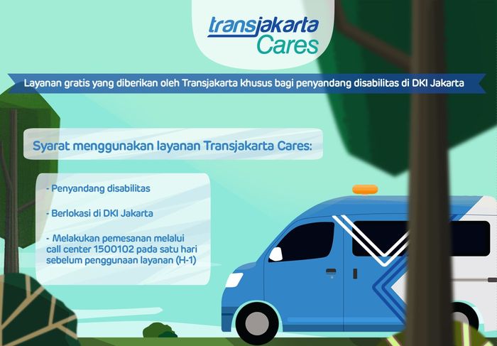 Layanan TransJakarta Cares khusus buat penyandang disablitas dan gratis