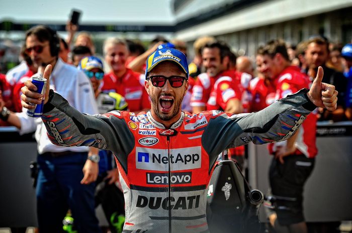 Andrea Dovizioso raih kemenangan di MotoGP Ceko