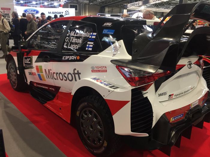 Toyota Yaris WRC ketika diperkenalkan ke publik di Inggris, belum lama ini
