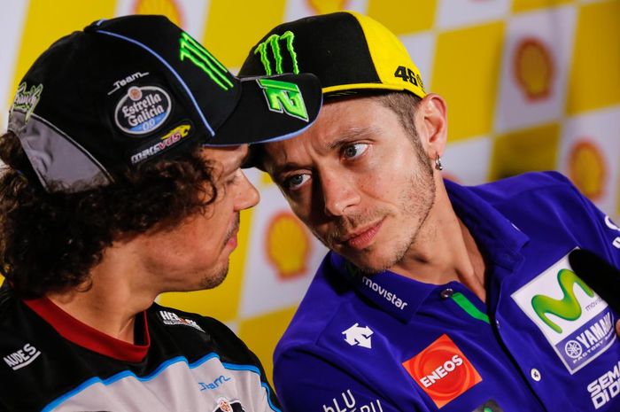 Franco Morbidelli anak didik Valentino Rossi bakal bertarung melawan mentornya di MotoGP musim depan