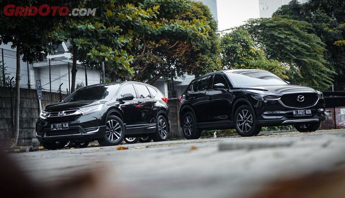 Honda CR-V dan Mazda CX-5 memiliki poin value for money yang sama