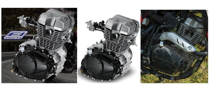 Mesin dari MegaPro FI, Verza, dan CRF150L