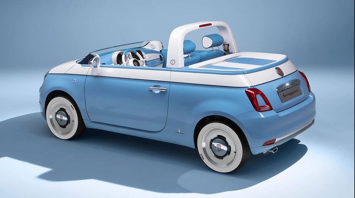 Tampilan samping modifikasi Fiat 500C 