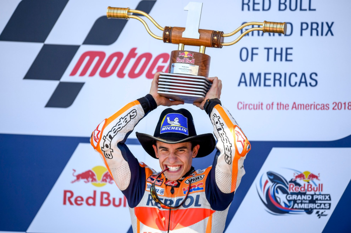 Marc Marquez menang MotoGP Amerika 2018
