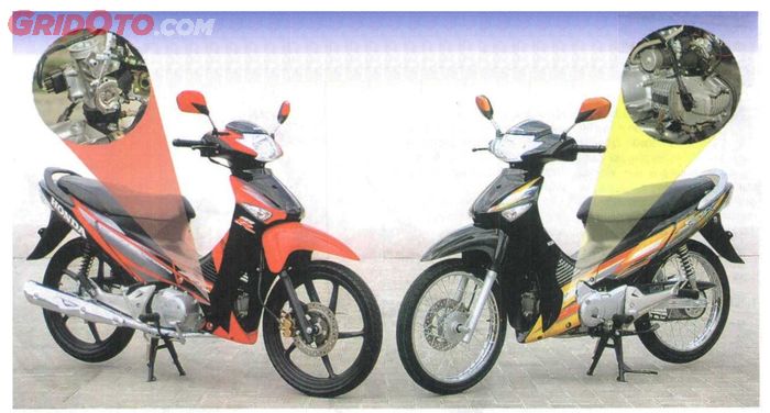 Honda Supra X 125 karbu dan injeksi