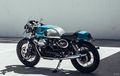Moto Guzzi 850 Cafe Racer, Jok Berkulit Buaya, Pakai Warna Porsche 911