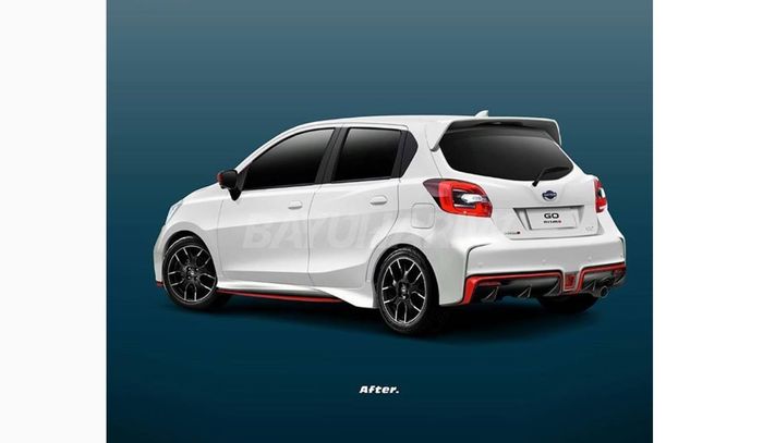 Buritan Datsun GO dengan gaya Nismo