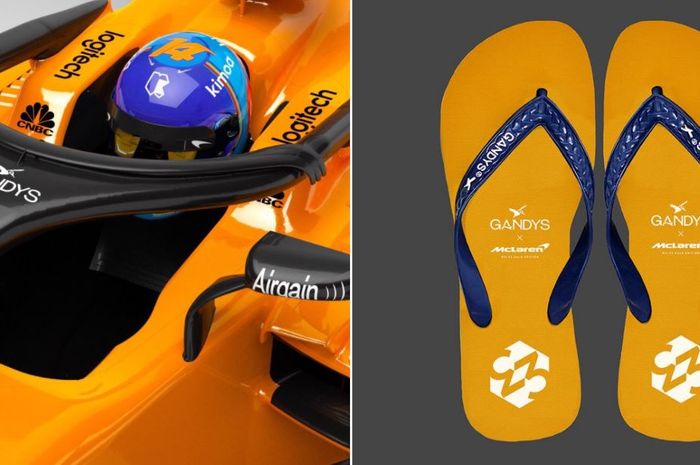 Sponsor baru tim McLaren di F1 adalah perusahaan sandal