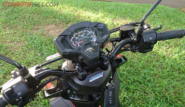 panel instrumen dan setang x-ride 125