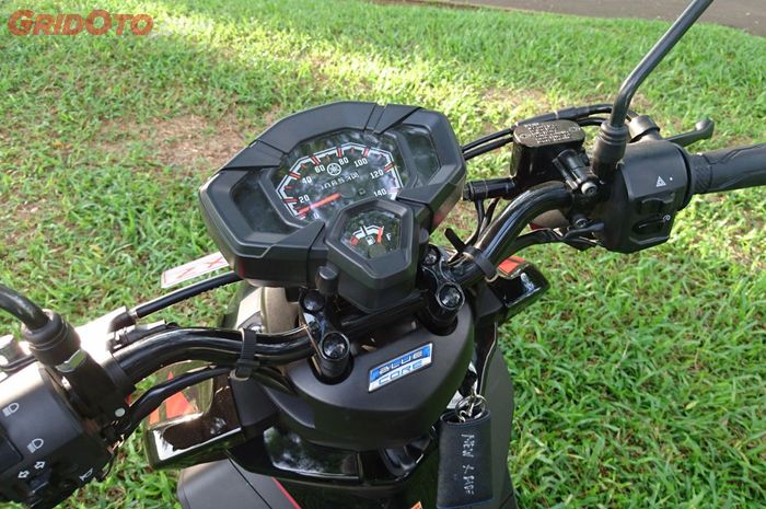 panel instrumen dan setang x-ride 125