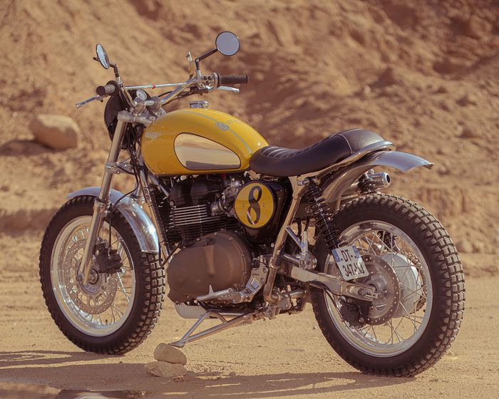 Rangka sudah dilapis nikel dan subframe dirombak lebih ramping