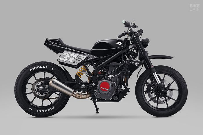 Aura KTM yang indentik dengan warna oranye sudah hilang total