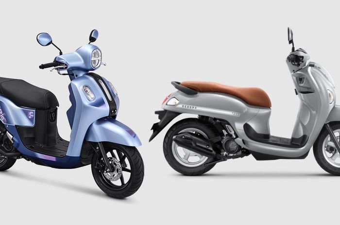 Yamaha Fazzio dan Honda Scoopy