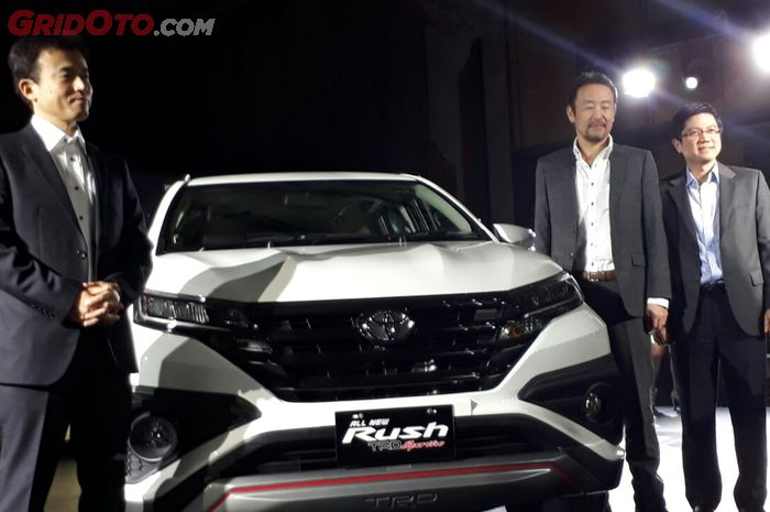 Toyota All New Rush saat diperkenalkan di Jakarta, Kamis  ini (23/11/2017) 
