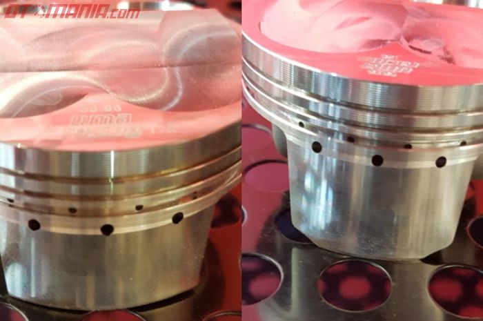 Piston panjang dan pendek