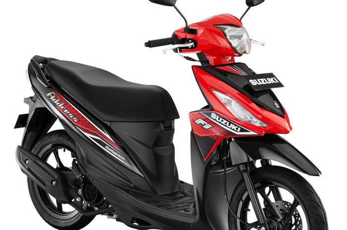 Suzuki Address FI Stronger Red - Titan Black
