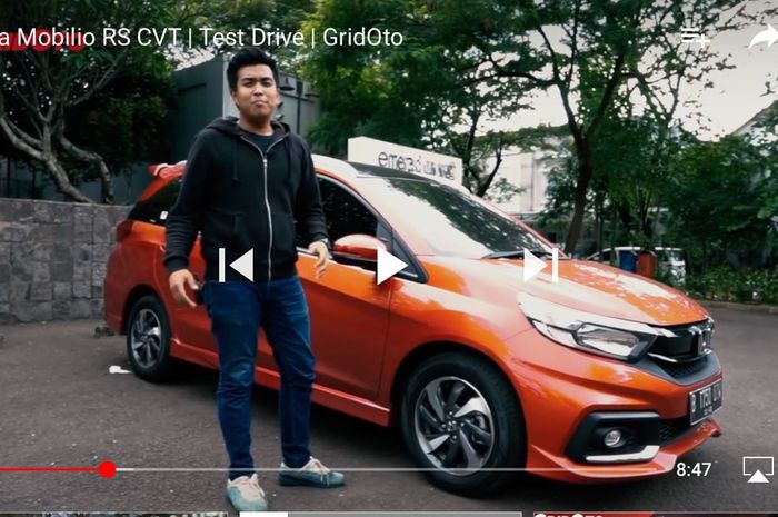 Honda Mobilio RS CVT dalam ulasan Test Drive