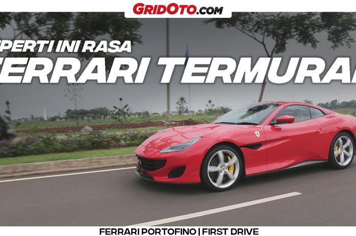 Video First Drive Ferrari Portofino tayang di YouTube