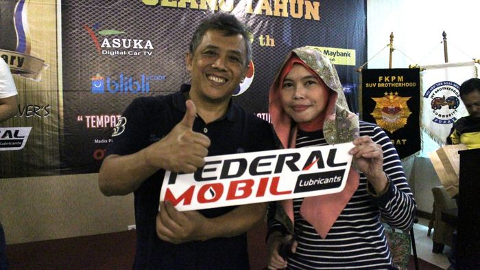 Federal Mobil Lubricants menjadi salah satu sponsor dalam acara ini