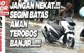 Tips Melewati Jalan Banjir Pakai Motor Matic, Simak Video Ini