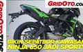 Video Cara Melepas Sepatbor Belakang Kawasaki Ninja 650, Biar Tambah Sporty Sob