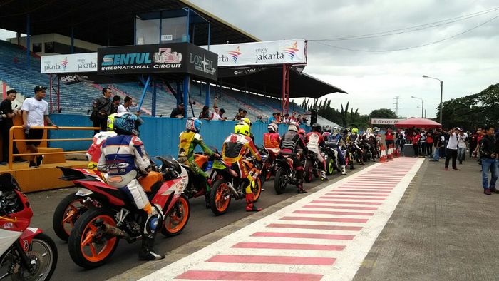 Persiapan balap Indonesia CBR Race Day