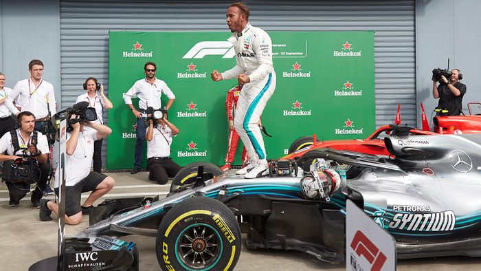 Lewis Hamilton membawa Mercedes mendominasi GP F1 Italia sejak era mesin hybrid pada 2014